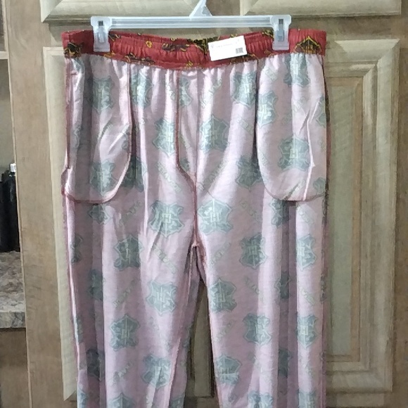 New With Tags Harry Potter Men's Sleep Jogger Pants With Pockets - Picture 12 of 16